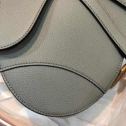 Modishbags Oblique Calfskin leather Saddle Bag in Green - 4