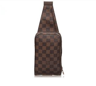 Louis Vuitton Shoulder Damier Ebene Geronimos Lv N51994 Brown Canvas Cross Body Bag