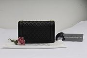 Chanel Leboy Calfskin Bag in Black with gold hardware 25cm  - 4