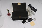 Chanel Leboy Calfskin Bag in Black with gold hardware 25cm  - 2