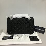  Chanel custom models top imported ball caviar leather black silver hardware - 2