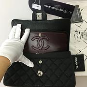  Chanel custom models top imported ball caviar leather black silver hardware - 5