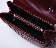 YSL HANDBAG -1 WINE RED - 6