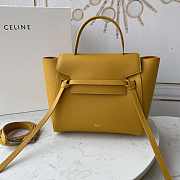 Celine Micro Belt Bag With yellow 24cm - 1