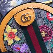 Gucci round bag with flower - 5