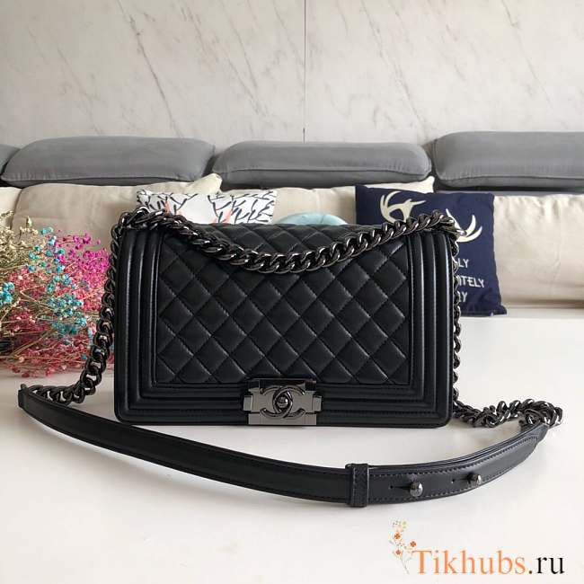 Chanel Leboy Lambskin With Black Hardware Size 25 cm - 1