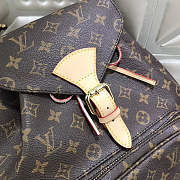 Louis Vuitton Montsouris Gm Monogram Brown Leather Backpack - 2