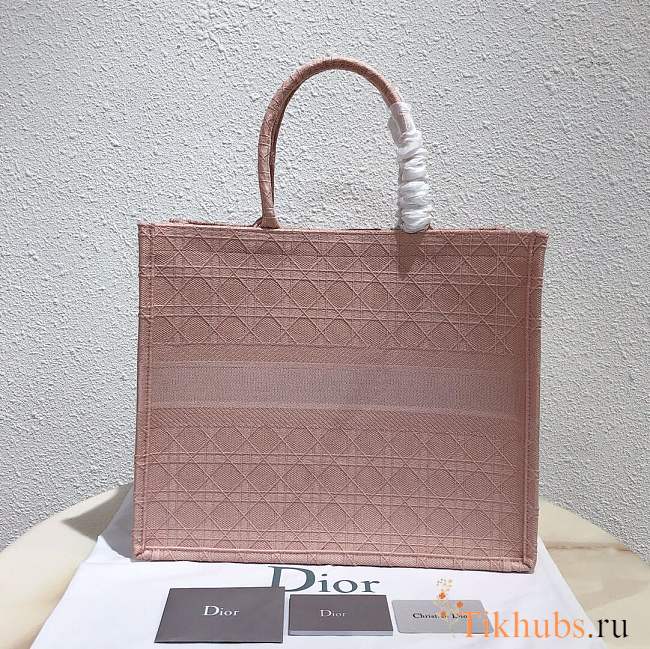 Dior book tote pink - 1