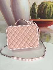 Chanel Caviar Vanity Bag Pink 25cm - 4