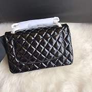 Chanel flap bag patent leather with gold hardware 30cm - 4