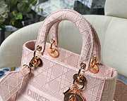 Modishbags Lady Dior pink Handbag - 6