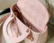 Modishbags Lady Dior pink Handbag - 2