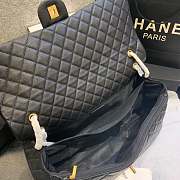 Chanel XXL Airline Flap Bag 46cm Black Gold Hardware - 6