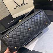 Chanel XXL Airline Flap Bag 46cm Black Gold Hardware - 2