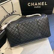 Chanel XXL Airline Flap Bag 46cm Black Gold Hardware - 3