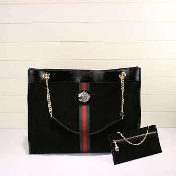 Gucci handbag with wallet black