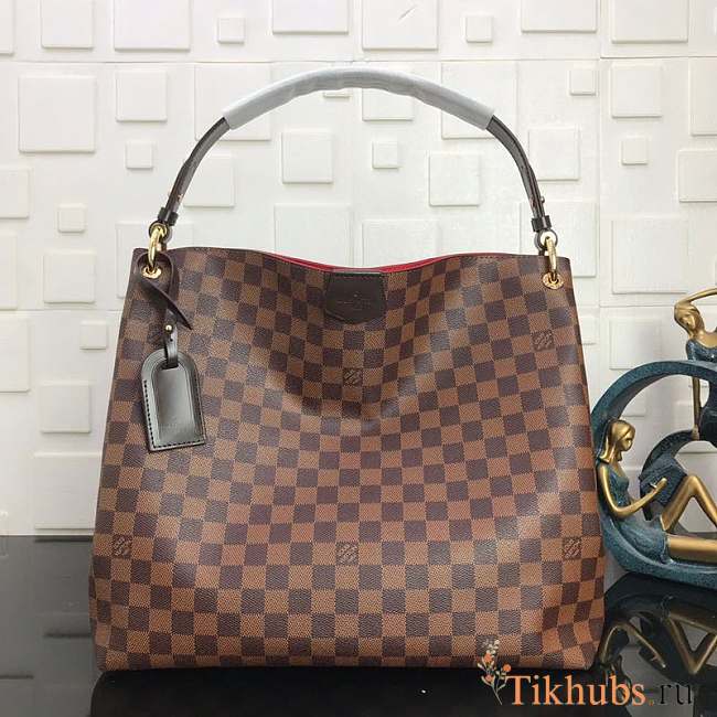 Louis Vuitton Graceful in Red Bag MM - 1