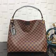 Louis Vuitton Graceful in Red Bag MM - 1