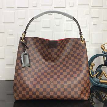 Louis Vuitton Graceful in Red Bag MM