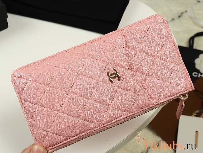 Chanel wallet pearl pink - 1