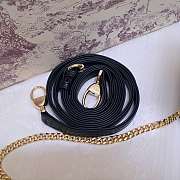 Modishbags Lady Dior Leather Lambskin black with gold hardware mini Handbag - 4