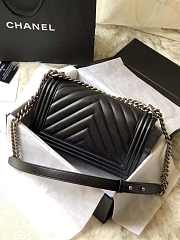 Chanel Leboy lambskin with sliver hardware 20cm - 3