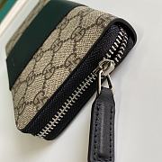 GG Supreme Zip Around Wallet PVC/Kepi 451249 Size 19x10x2cm - 4