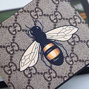 Bee Print GG Supreme Wallet 451268 Size 11x9 cm - 3