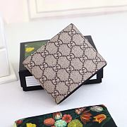 Bee Print GG Supreme Wallet 451268 Size 11x9 cm - 6