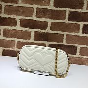 Gucci GG Marmont Shoulder Bags White 598596 Size 19x10cm - 6