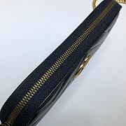 Gucci GG Marmont Shoulder Bags Black 598596 Size 19x10cm - 2