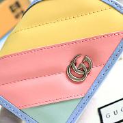 GG Marmont Card Case Wallet Multicolor Pastel 625693 Size 11x8.5x3cm - 3