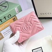 GG Marmont Card Case Wallet Pink 625693 Size 11x8.5x3cm - 5