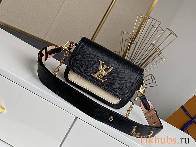 LV-LOCKME TENDER Black M58557 Size 19x13x8 cm - 1