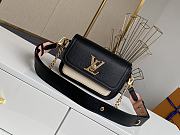 LV-LOCKME TENDER Black M58557 Size 19x13x8 cm - 1