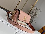 LV-LOCKME TENDER Pink M58555 Size 19x13x8 cm - 6