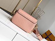 LV-LOCKME TENDER Pink M58555 Size 19x13x8 cm - 4