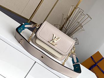 LV-LOCKME TENDER Gray M58554 Size 19x13x8 cm  