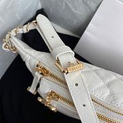 Chanel Women Waist Chest Bag White AS1077 Size 34x15x6 cm - 4