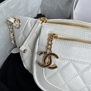 Chanel Women Waist Chest Bag White AS1077 Size 34x15x6 cm - 2