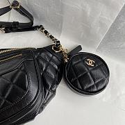 Chanel Women Waist Chest Bag Black AS1077 Size 34x15x6 cm - 2