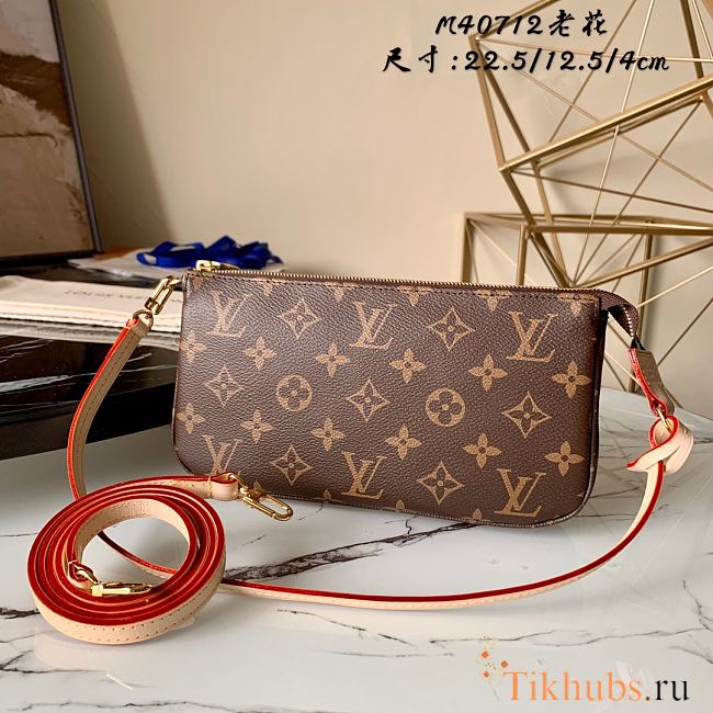 Louis Vuitton 2005 Pochette Accessoires 2way Bag M40712 Size 22.5x4x12.5 cm - 1