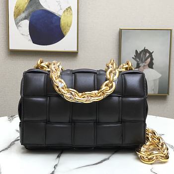 Bottega Venetα CHAIN CASSETTE Black 44048 Size 26*18*8cm