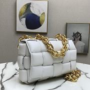 Bottega Venetα CHAIN CASSETTE White 44048 Size 26*18*8cm - 5