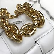 Bottega Venetα CHAIN CASSETTE White 44048 Size 26*18*8cm - 3