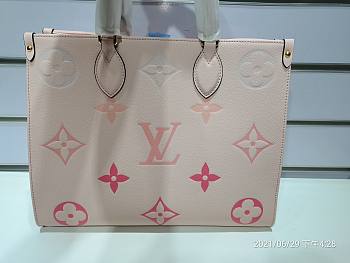 LV-ONTHEGO Tote Bag Size 35x27x14 cm 