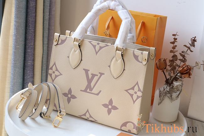 LV-ONTHEGO Tote Bag M45660 Size 28x11x19 cm - 1