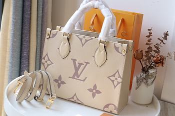 LV-ONTHEGO Tote Bag M45660 Size 28x11x19 cm