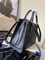 LV-ONTHEGO Small Shopping Bag Black M45653 Size 25x19x11.5 cm - 3