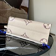 LV-ONTHEGO Small Shopping Bag Beige M45654 Size 25x19x11.5 cm - 3